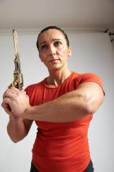ANGELINA STANDING POSE WITH GUN